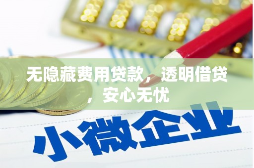 兴平无隐藏费用贷款，透明借贷，安心无忧