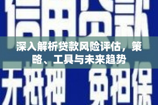 兴平深入解析贷款风险评估，策略、工具与未来趋势