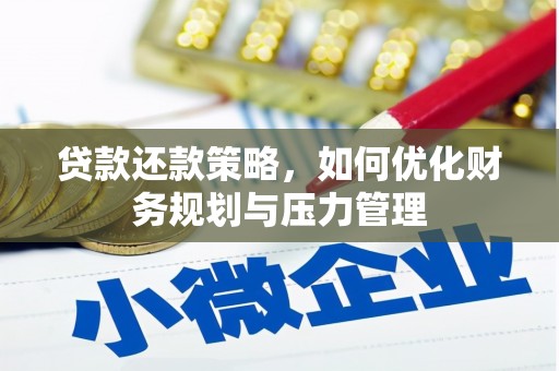 兴平贷款还款策略，如何优化财务规划与压力管理