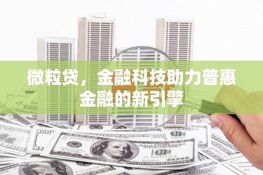 兴平微粒贷，金融科技助力普惠金融的新引擎