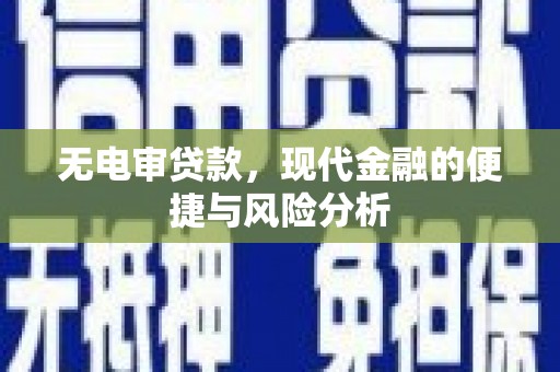 兴平无电审贷款，现代金融的便捷与风险分析