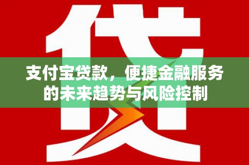 兴平支付宝贷款，便捷金融服务的未来趋势与风险控制