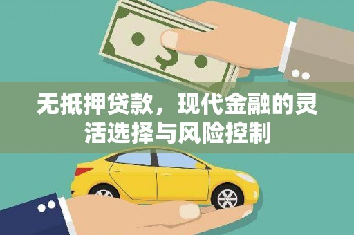 兴平无抵押贷款，现代金融的灵活选择与风险控制