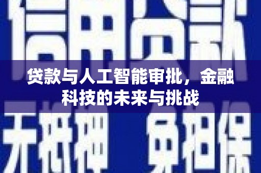 兴平贷款与人工智能审批，金融科技的未来与挑战