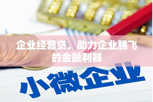 兴平企业经营贷，助力企业腾飞的金融利器