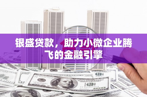 兴平银盛贷款，助力小微企业腾飞的金融引擎
