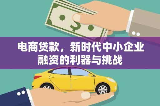 兴平电商贷款，新时代中小企业融资的利器与挑战