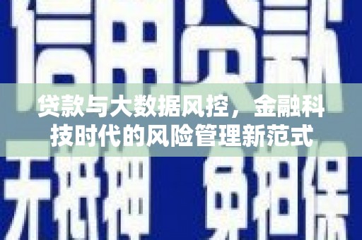 兴平贷款与大数据风控，金融科技时代的风险管理新范式