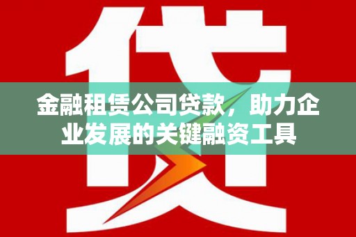 兴平金融租赁公司贷款，助力企业发展的关键融资工具
