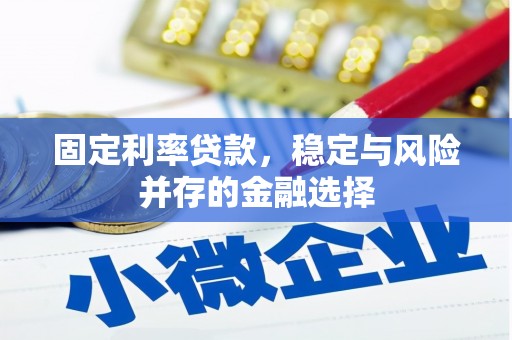 兴平固定利率贷款，稳定与风险并存的金融选择