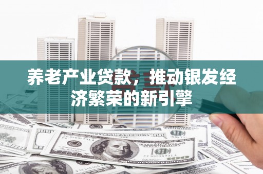 兴平养老产业贷款，推动银发经济繁荣的新引擎
