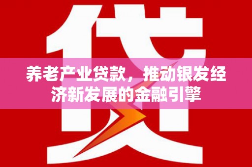 兴平养老产业贷款，推动银发经济新发展的金融引擎